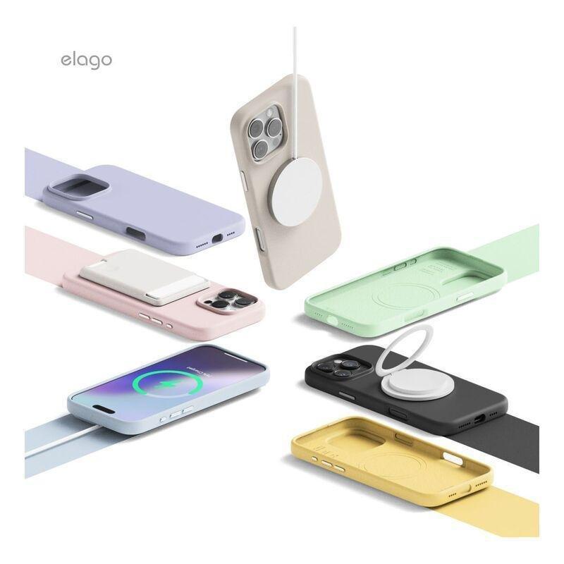 Elago Magnetic Silicone case for iPhone 16 Pro Max - Black, , large image number 6