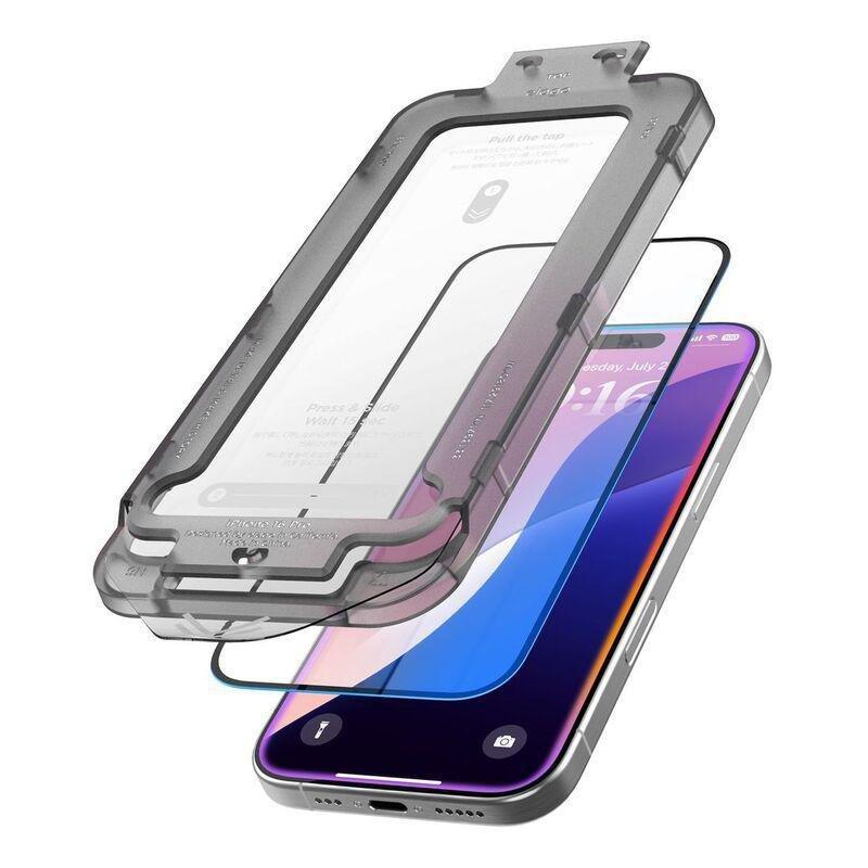Elago Tempered Glass Screen Protector Compatible for iPhone 16 Pro (With Easy Installation Tray), , medium