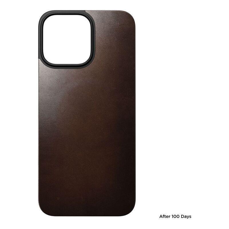 Nomad Magnetic Leather Case MagSafe for iPhone 16 Pro Max - Rustic Brown Horween, , large image number 1