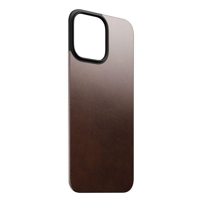 Nomad Magnetic Leather Case MagSafe for iPhone 16 Pro Max - Rustic Brown Horween, , large image number 2