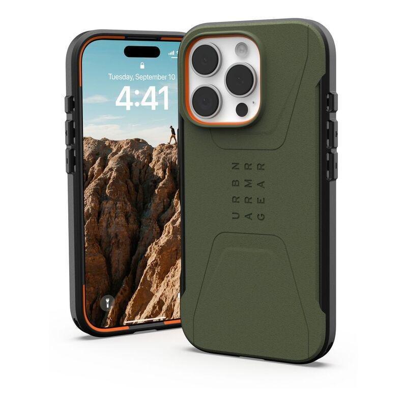 UAG Civilian MagSafe Case for iPhone 16 Pro - Olive Drab, , large image number 0