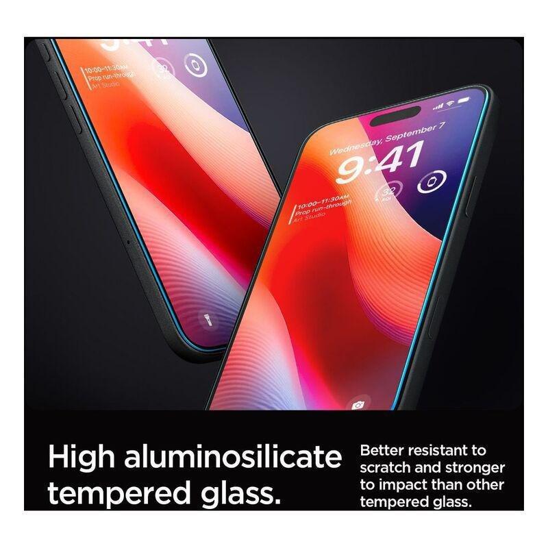 Spigen iPhone 16 Pro Glas.tR EZ Fit HD Screen Protector, , large image number 2