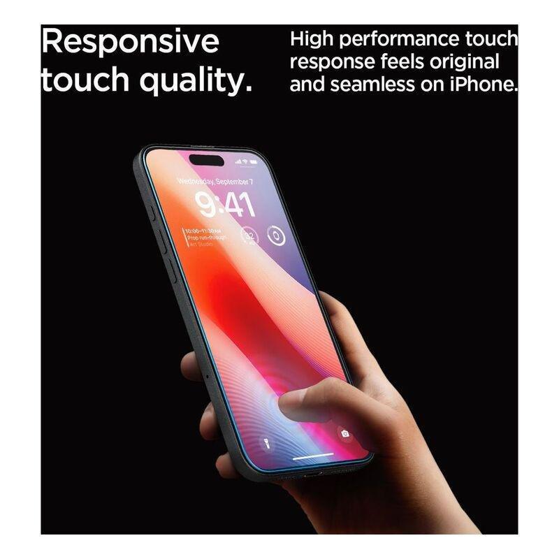 Spigen iPhone 16 Pro Glas.tR EZ Fit HD Screen Protector, , large image number 5