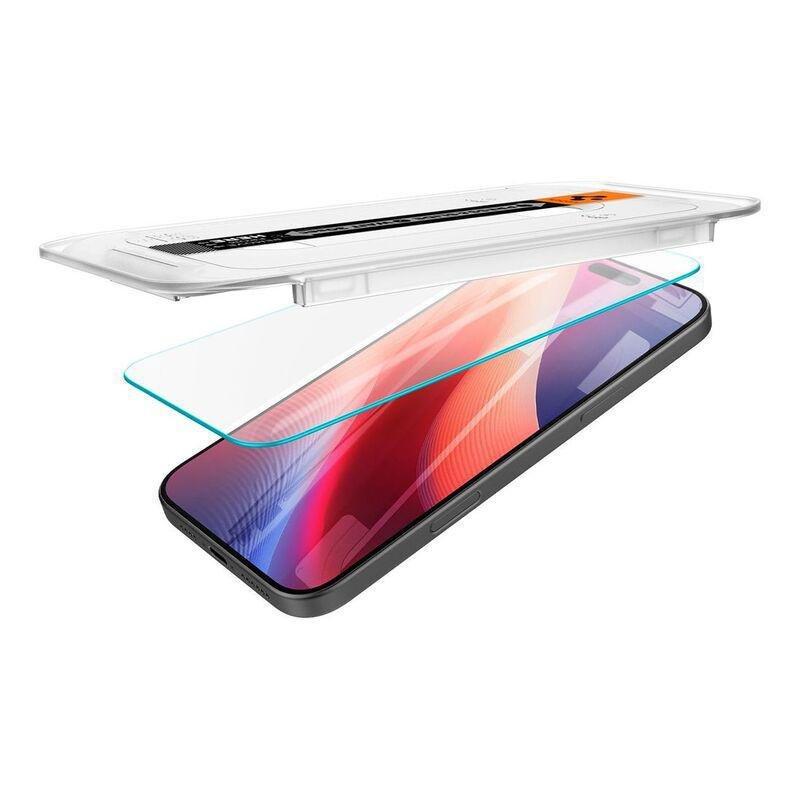 Spigen iPhone 16 Pro Glas.tR EZ Fit HD Screen Protector, , large image number 10
