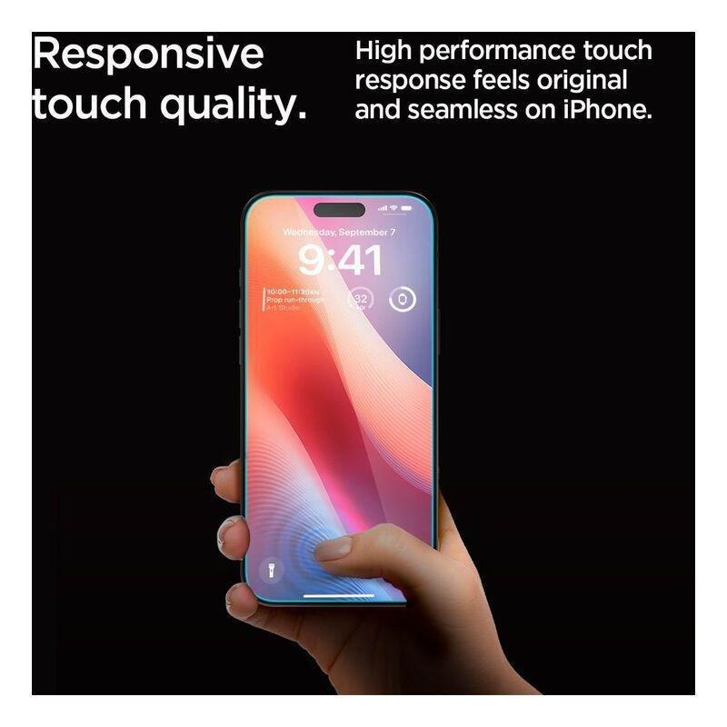 Spigen iPhone 16 Pro Glas.tR EZ Fit HD Privacy Screen Protector, , large image number 5