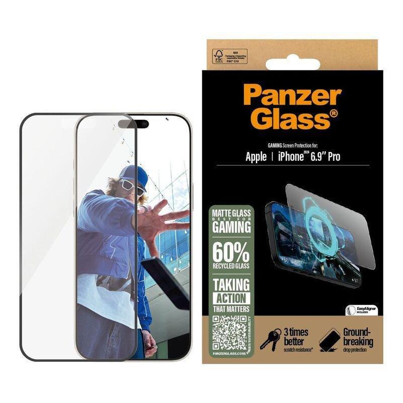 Panzer Glass iPhone 16 Pro Max Screen Protector - Ultra Wide Fit - Gaming, , large image number 1