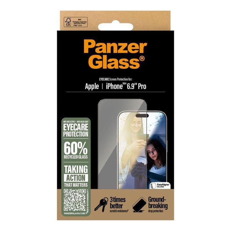 Panzer Glass iPhone 16 Pro Max Screen Protector - Ultra Wide Fit - Eyecare, , large image number 2