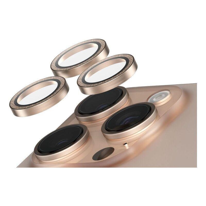 Panzer Glass Safe iPhone 16 Pro/Pro Max - Camera Lens - Glitter Gold, , large image number 1