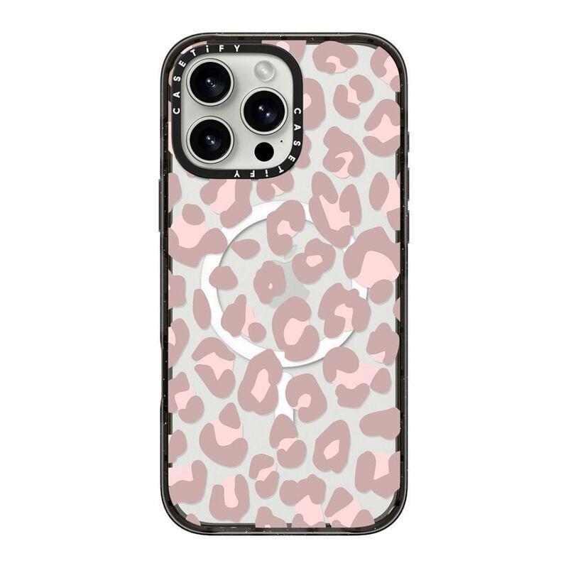 Casetify iPhone 16 Pro Max Impact Case With MagSafe - Dusty Pink Leopard, , medium
