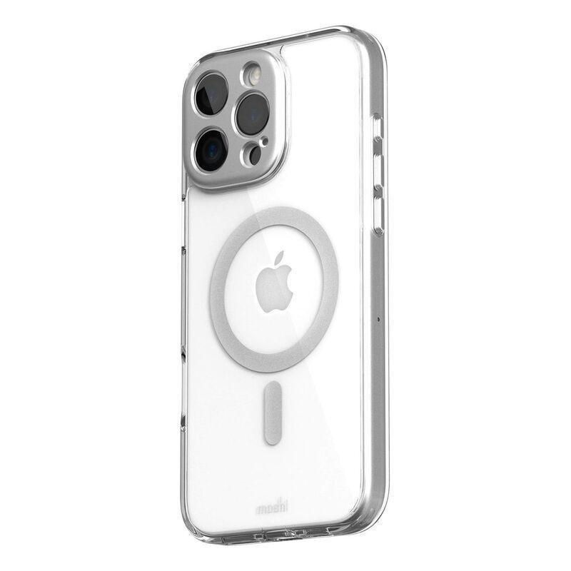 Moshi iGlaze Case For iPhone 16 Pro Max (MagSafe) - Luna Silver, , large image number 0