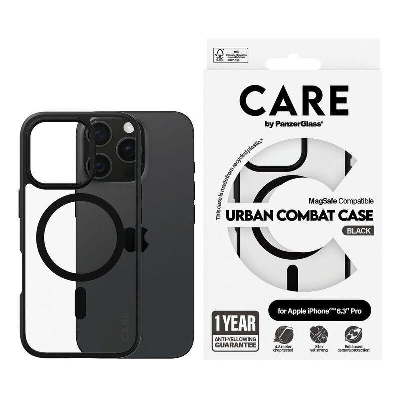 Panzer Glass Care iPhone 16 Pro MagSafe Case - Flagship - Urban Combat - Black, , large image number 1