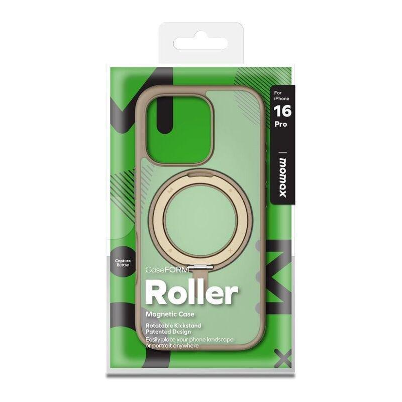 Momax Roller Magnetic Case For iPhone 16 Pro - Rose Gold, , large image number 4