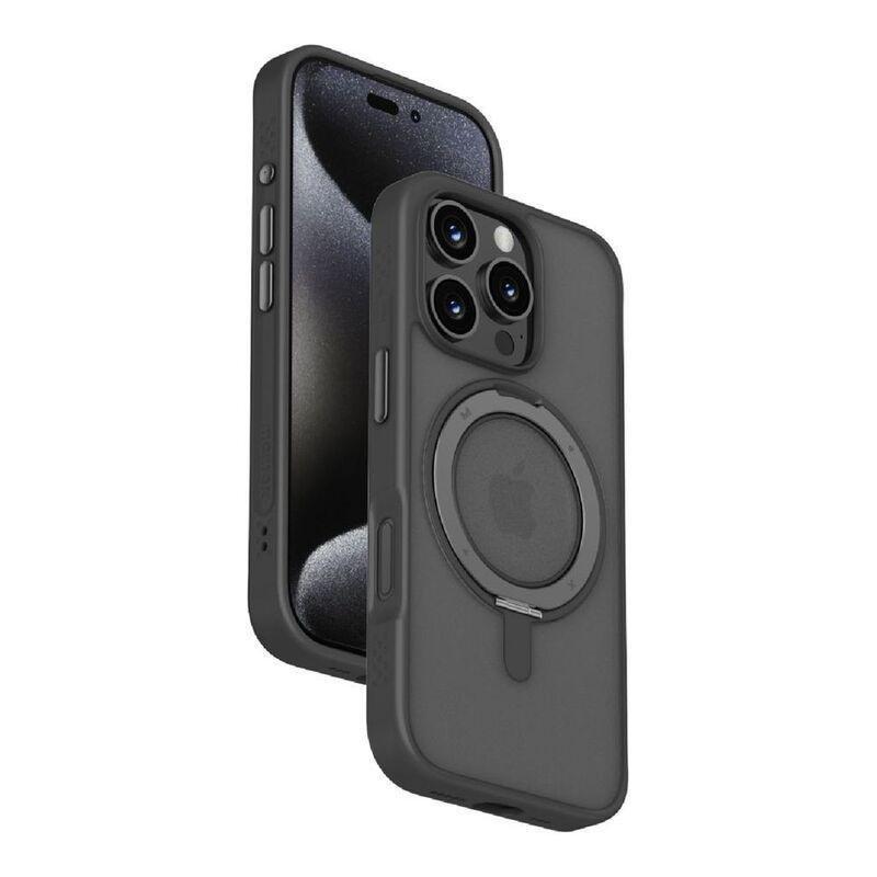 Momax Roller Magnetic Case For iPhone 16 Pro Max - Black, , medium
