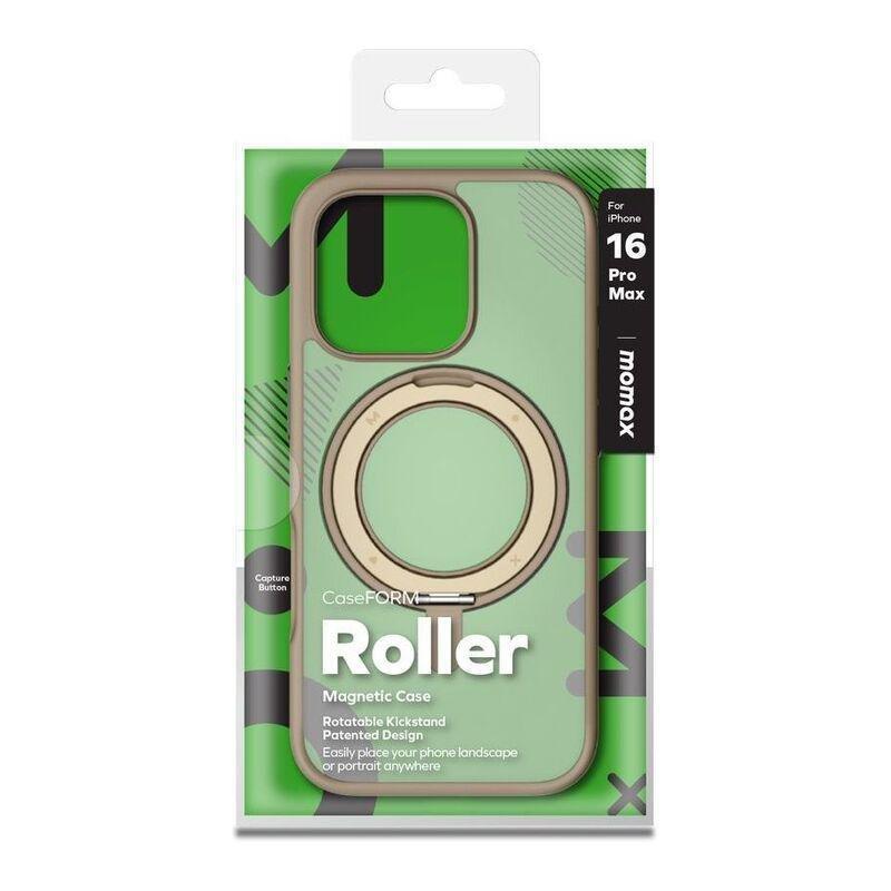 Momax Roller Magnetic Case For iPhone 16 Pro Max - Rose Gold, , large image number 4