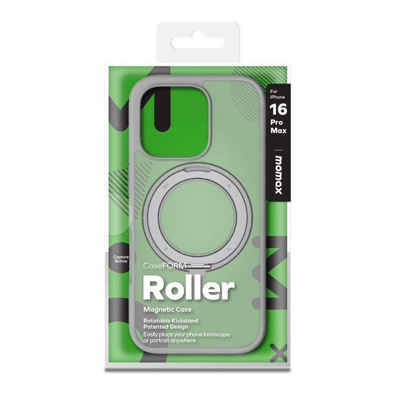 Momax Roller Magnetic Case For iPhone 16 Pro Max - Grey, , large image number 4