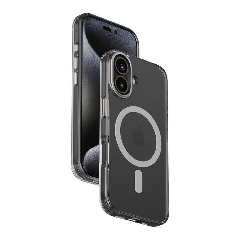 Momax Clear Magnetic Case For iPhone 16 - Transparent, , medium