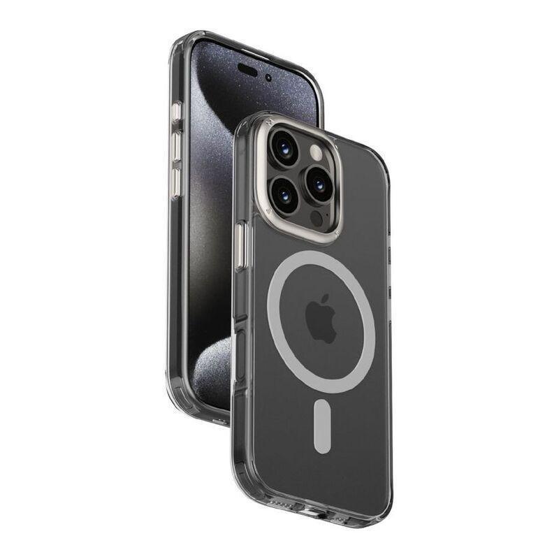 Momax Clear Magnetic Case For iPhone 16 Pro - Transparent, , medium