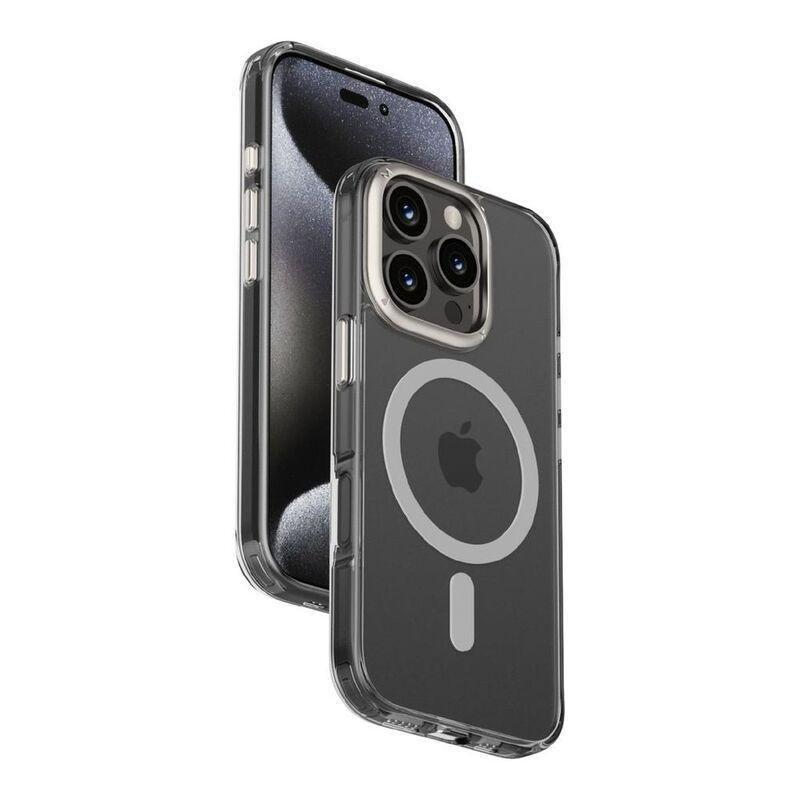Momax Clear Magnetic Case For iPhone 16 Pro Max - Transparent, , medium