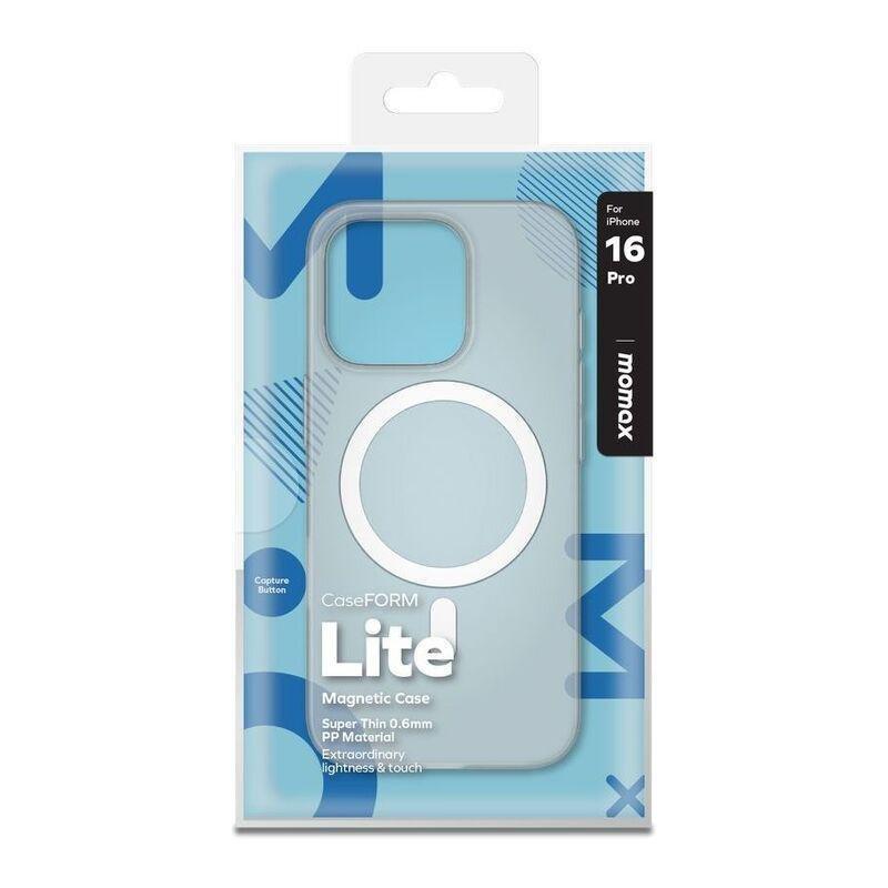 Momax Ultrathin Magnetic Case For iPhone 16 Pro - Clear, , large image number 4