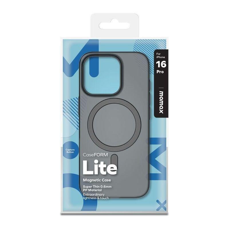 Momax Ultrathin Magnetic Case For iPhone 16 Pro - Black, , large image number 5