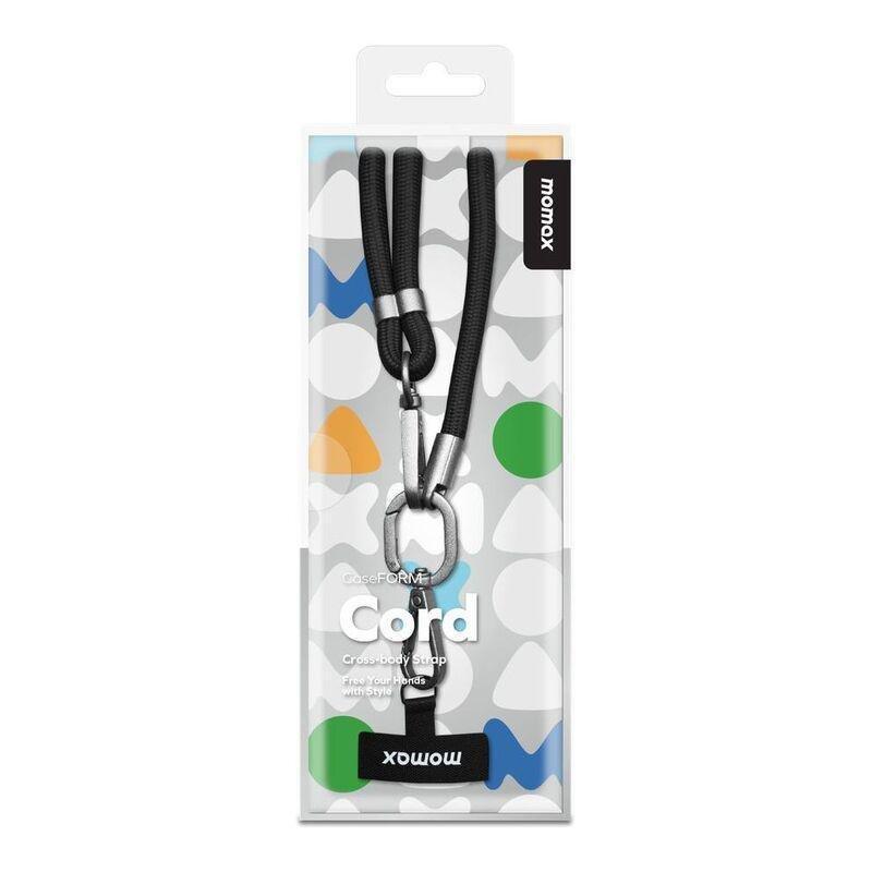 Momax Lanyard For Phone - Black, , large image number 0