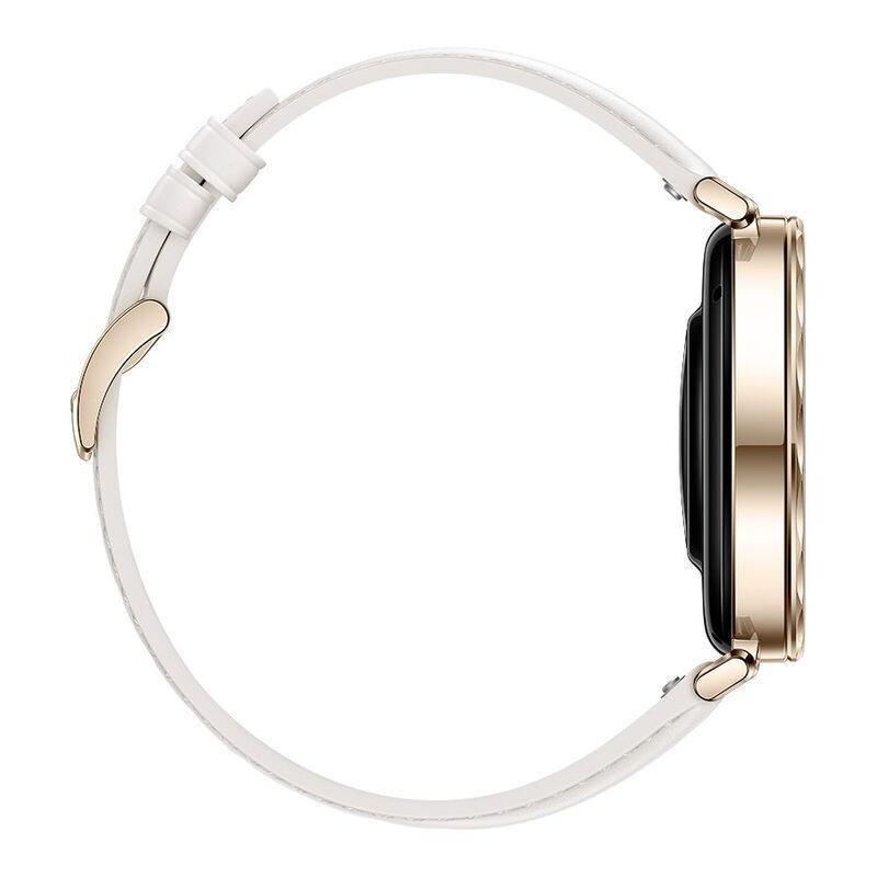 Huawei Watch GT 5 41mm Smartwatch Gold - White Composite Leather Strap, , large image number 3