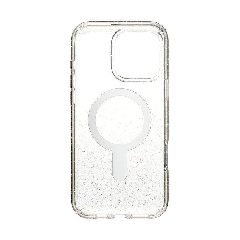 Speck iPhone 16 Pro Max Presidio Lux Glitter Case With MagSafe And ClickClock - Clear/Gold Glitter, , medium