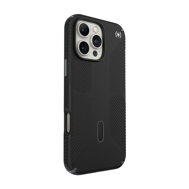 Speck iPhone 16 Pro Max Presidio2 Grip Case With MagSafe And ClickClock - Black/Slate Grey, , large image number 4