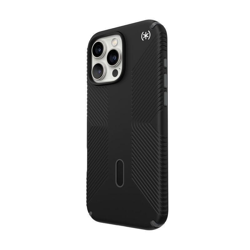 Speck iPhone 16 Pro Max Presidio2 Grip Case With MagSafe And ClickClock - Black/Slate Grey, , large image number 6