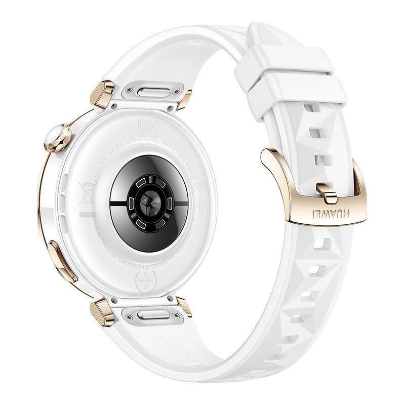 Huawei Watch GT 5 Pro 42mm Smartwatch White - White Fluoroelastomer Strap, , large image number 2