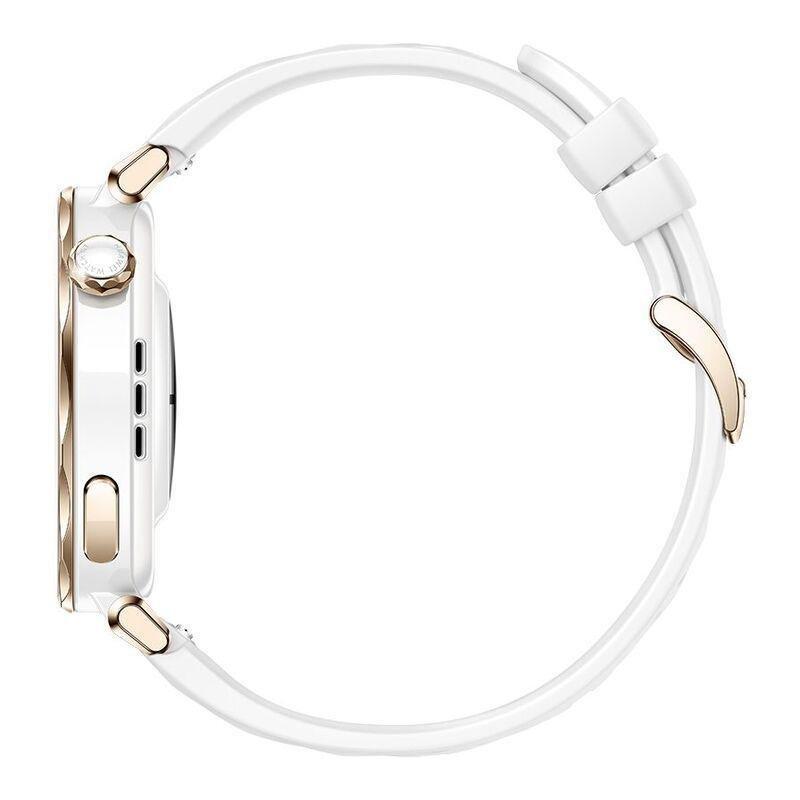 Huawei Watch GT 5 Pro 42mm Smartwatch White - White Fluoroelastomer Strap, , large image number 3