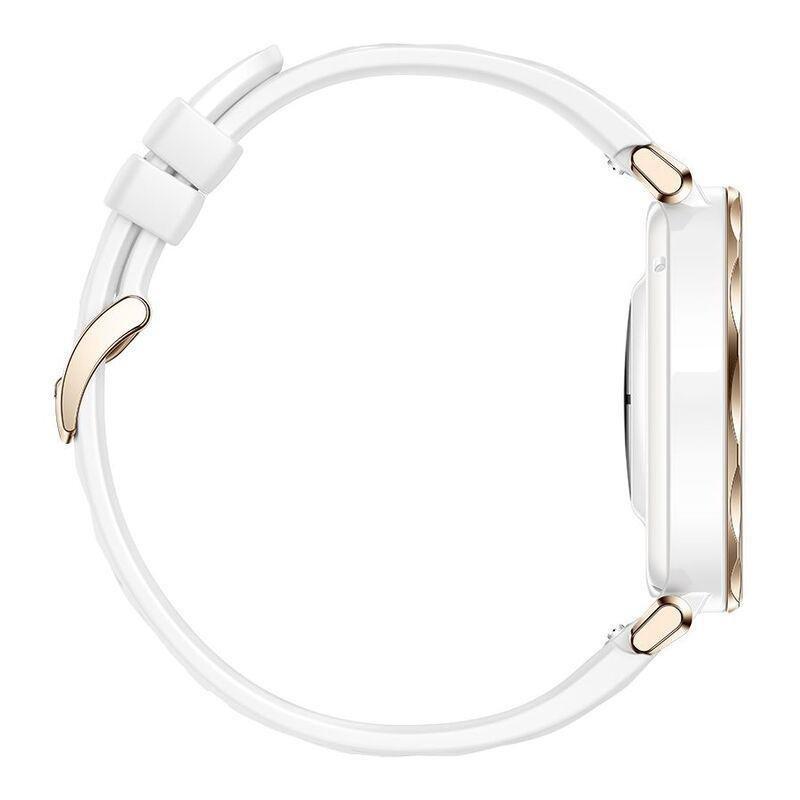 Huawei Watch GT 5 Pro 42mm Smartwatch White - White Fluoroelastomer Strap, , large image number 4