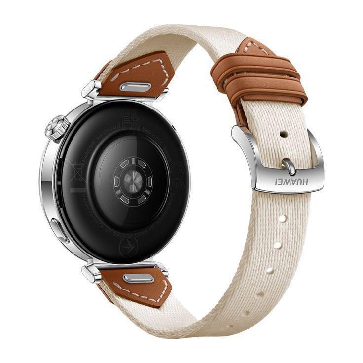 Huawei Watch GT 5 41mm Smartwatch Silver - Brown Woven Strap, , large image number 1