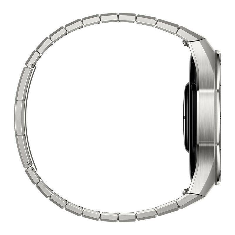 Huawei Watch GT 5 Pro 46mm Smartwatch Titanium - Titanium Fluoroelastomer Strap + Huawei FreeBuds 5i + Strap (Bundle), , large image number 4