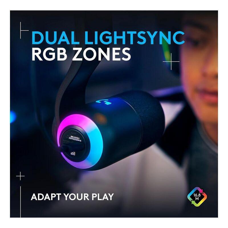 Logitech G Yeti GX Dynamic RGB Gaming Microphone - Black, , large image number 1