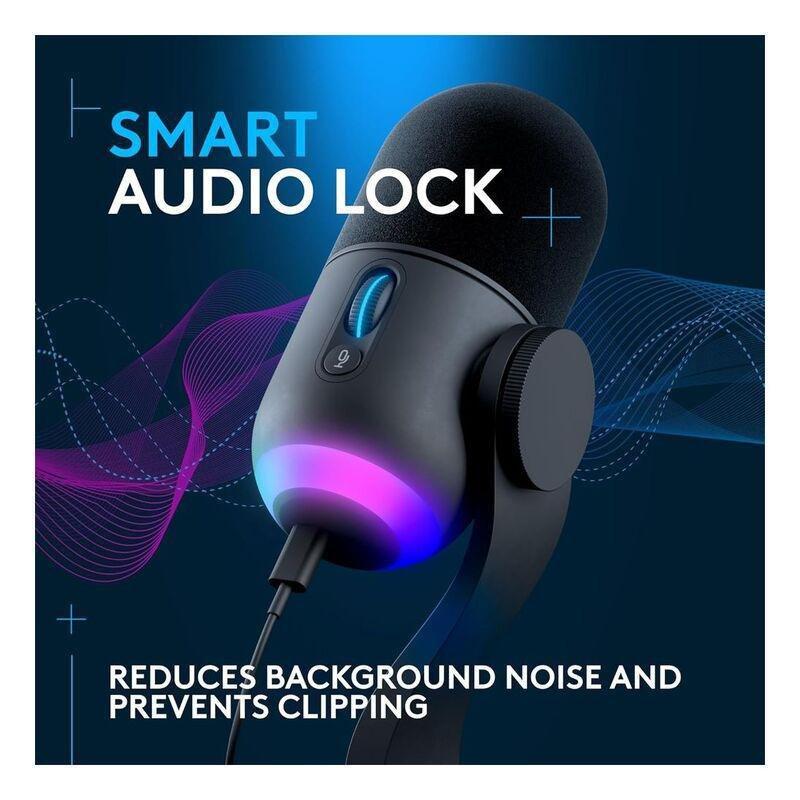 Logitech G Yeti GX Dynamic RGB Gaming Microphone - Black, , large image number 2