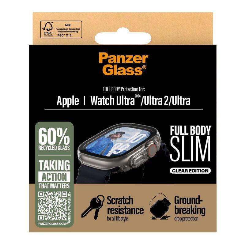 Panzerglass Apple Watch Ultra 2 (2024) Full Body Case - Slim Transparent, , large image number 1