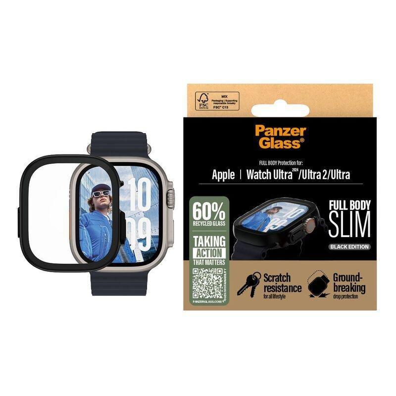 Panzerglass Apple Watch Ultra 2 (2024) Full Body Case - Slim Black, , large image number 2