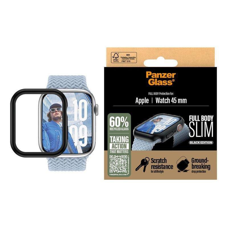 Panzerglass Apple Watch Series 10 45mm Full Body Case - Slim Black, , medium