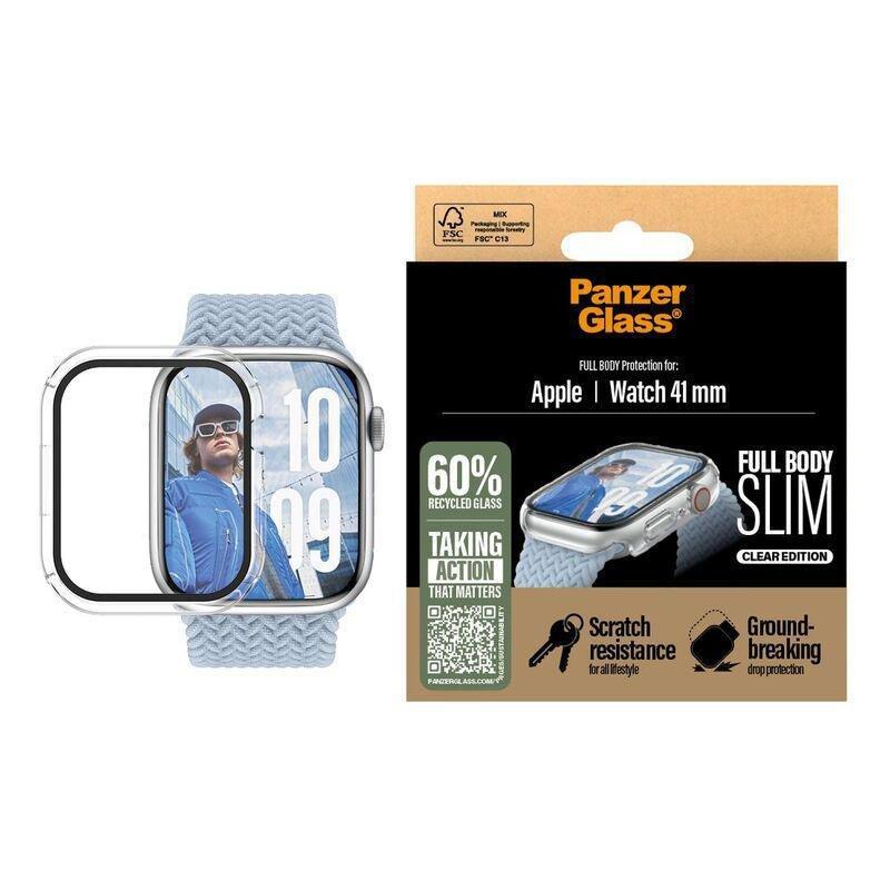 Panzerglass Apple Watch Series 10 41mm Full Body Case - Slim Transparent, , large image number 1