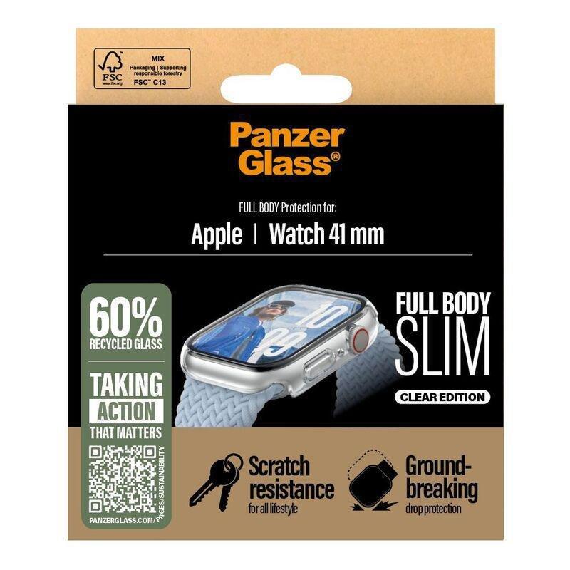 Panzerglass Apple Watch Series 10 41mm Full Body Case - Slim Transparent, , large image number 2