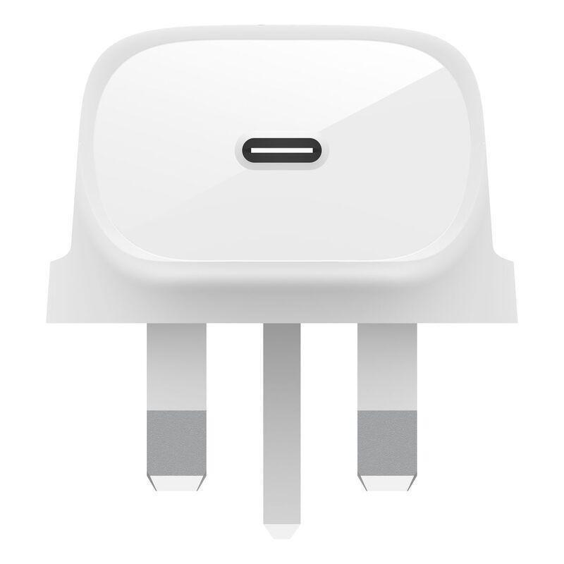Belkin Boostcharge Wall Charger 30W PD USB-C + USB-C To USB-C Cable - White, , large image number 4