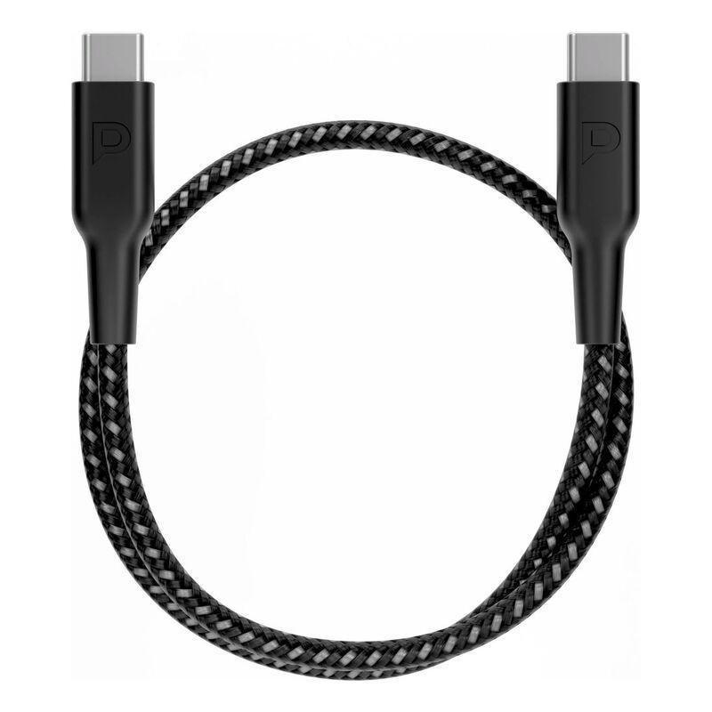 Powerology 60W C-C 30Cm V2.0 Cables For iPhone - Black, , large image number 0