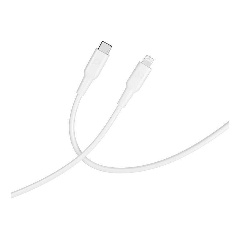 Powerology MFI Cable Type-C To Lightning 20W 1.2m - White, , large image number 1