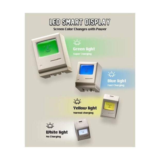 Sharge Retro 35W GaN Charger With UK/EU/AU Plugs, , large image number 2