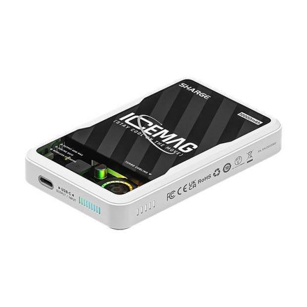 Sharge IceMag Power Bank 10000mAh With USB-C Cable, , large image number 1
