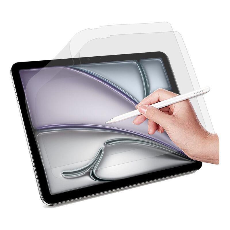 Levelo High Silicone Aluminum Glass HD Screen Protector iPad Air 11 2024 - Clear, , large image number 1