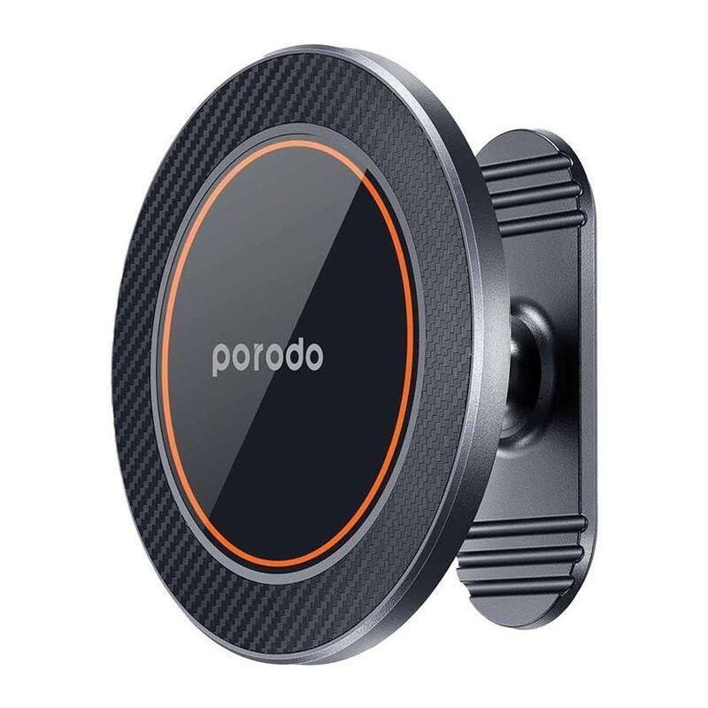 Porodo Stick-On Magsafe All-Purpose Mount Smooth Swivel - Black, , medium