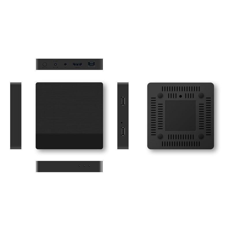 Porodo Android TV Box Video Streaming Unlimited Streaming - Black, , large image number 3