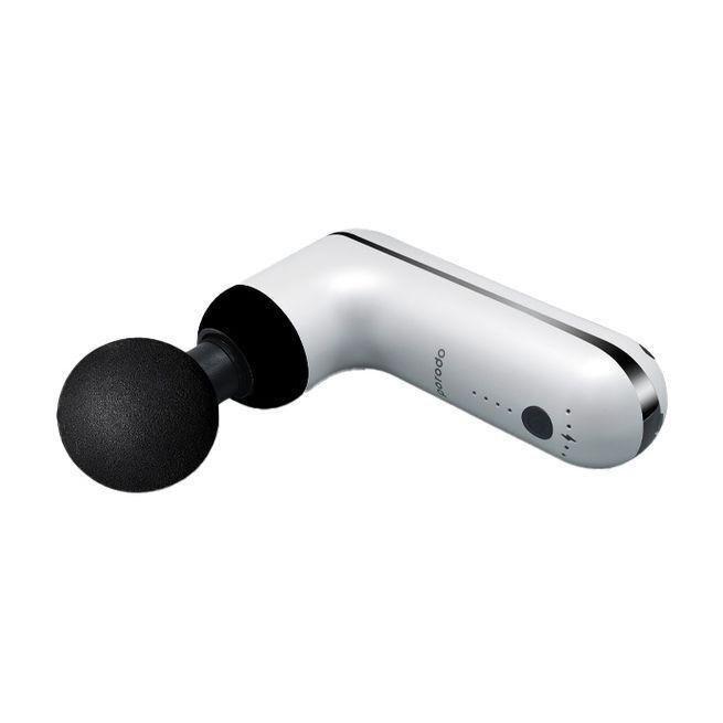 Porodo Lifestyle Mini Massage Gun Adjustable Speed-4 Interchangeable Heads - White, , medium
